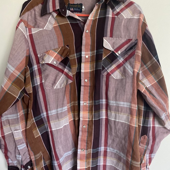 Men’s vintage Panhandle Slim snap button western - Picture 2 of 5